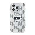 Miniatyrbillede 3 af 8: Karl Lagerfeld IML Choupette Hoved & Monogram - iPhone 15 Pro Etui (Klart)