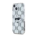 Pikkukuva 2 / 8: Karl Lagerfeld IML Choupette Head & Monogram - iPhone 15 / 14 / 13 -suojakuori (läpinäkyvä)