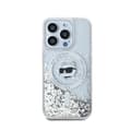 Miniatyrbillede 3 af 8: Karl Lagerfeld Liquid Glitter Choupette Head MagSafe - iPhone 13 Pro Max cover (gennemsigtigt)