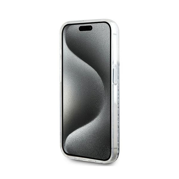 Karl Lagerfeld Liquid Glitter Choupette Head MagSafe - iPhone 13 Pro Max cover (gennemsigtigt)