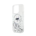 Miniatyrbillede 6 af 8: Karl Lagerfeld Liquid Glitter Choupette Head MagSafe - iPhone 13 Pro Max cover (gennemsigtigt)