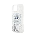 Pikkukuva 6 / 8: Karl Lagerfeld Liquid Glitter Choupette Head MagSafe - iPhone 15 Plus / 14 Plus -suojakuori (kirkas)