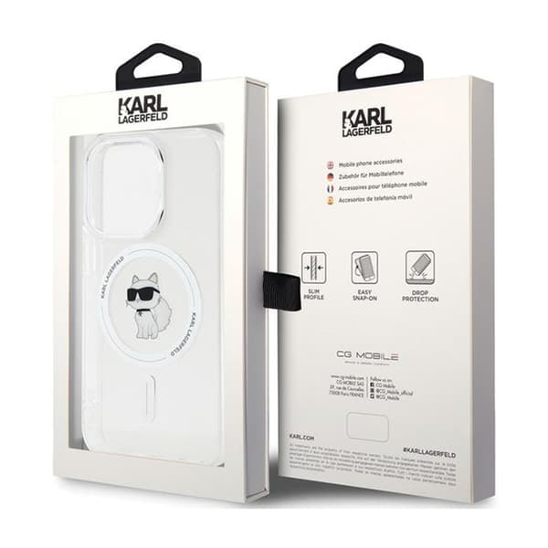 Karl Lagerfeld IML Choupette MagSafe - iPhone 14 Pro Max -suojakuori (kirkas)