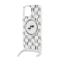 Miniatyrbillede 5 af 7: Karl Lagerfeld IML Crossbody Monogram Karl & Choupette Head MagSafe - Etui til iPhone 15 / 14 / 13 (gennemsigtig)
