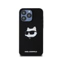 Miniatyrbillede 3 af 8: Karl Lagerfeld Silikone Choupette Head MagSafe - iPhone 15 Pro Etui (Sort)