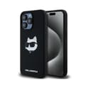 Miniatyrbillede 1 af 8: Karl Lagerfeld Silikone Choupette Head MagSafe - iPhone 15 Pro Etui (Sort)