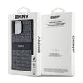 Pikkukuva 8 / 8: DKNY Leather Mono Stripe & Metal Logo - iPhone 14 Pro Max -kotelo (musta)