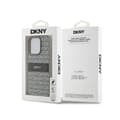 Pikkukuva 8 / 8: DKNY Leather Mono Stripe & Metal Logo - iPhone 15 Pro Max -kotelo (beige)
