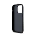 Miniatyrbillede 7 af 8: DKNY Læder Ternet Mono Mønster & Trykte Striber - iPhone 14 Pro Etui (Sort)