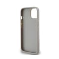 Pikkukuva 7 / 8: DKNY Nahkainen Mono Stripe & Metal Logo - iPhone 14 / 15 / 13 -kotelo (beige)