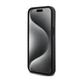 Pikkukuva 5 / 8: DKNY Leather Mono Stripe & Metal Logo - iPhone 15 Plus / 14 Plus -kotelo (musta)
