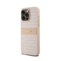 Pikkukuva 2 / 8: DKNY Leather Mono Stripe & Metal Logo - iPhone 15 Pro Max -kotelo (vaaleanpunainen)