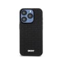 Pikkukuva 3 / 7: DKNY 3D-kumikuvio toistuvalla kuvioinnilla - iPhone 15 Pro -kotelo (musta)