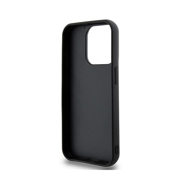 DKNY 3D-kumikuvio toistuvalla kuvioinnilla - iPhone 15 Pro -kotelo (musta)
