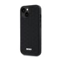 Pikkukuva 2 / 8: DKNY 3D-kumikuvio toistuvalla kuviolla - iPhone 15 Plus -suojakuori (musta)