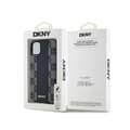 Pikkukuva 8 / 8: DKNY Nahkaruutukuvioinen Mono Pattern MagSafe - iPhone 11 -kotelo (musta)
