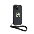 Pikkukuva 3 / 7: DKNY-ranneke Stock Logolla - iPhone 14 / 15 / 13 -kotelo (musta)
