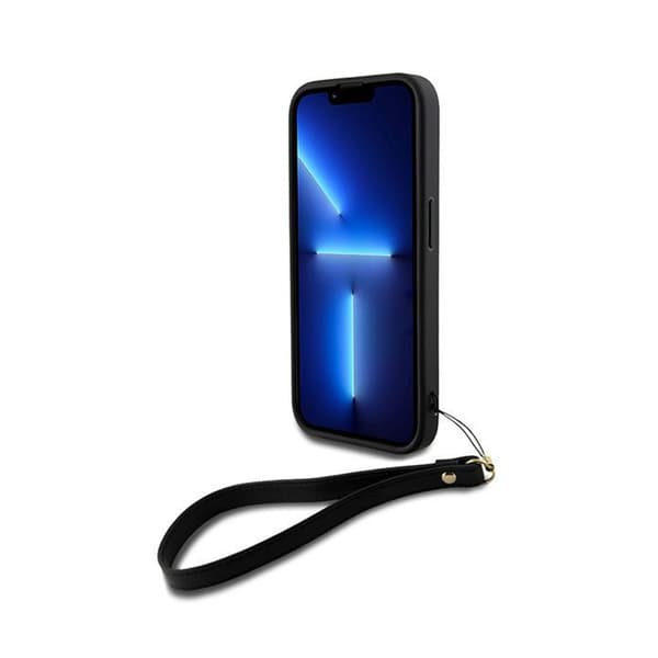DKNY-ranneke Stock Logolla - iPhone 15 Pro -kotelo (musta)