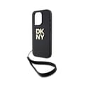 Pikkukuva 5 / 7: DKNY-ranneke Stock Logolla - iPhone 15 Pro -kotelo (musta)