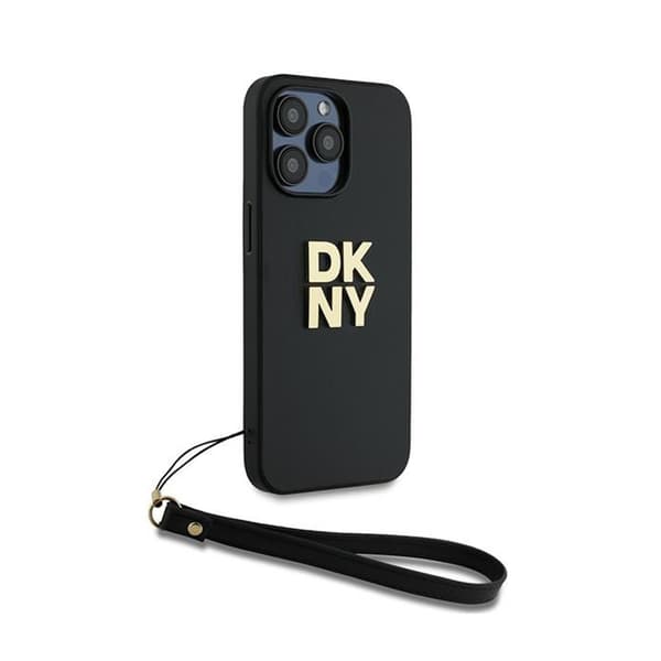 DKNY-ranneke Stock Logolla - iPhone 15 Pro Max -kotelo (musta)