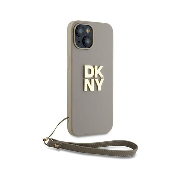 DKNY-ranneke Stock Logo - iPhone 15 Plus -kotelo (beige)