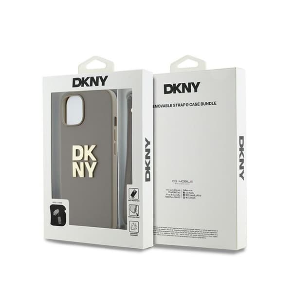 DKNY-ranneke Stock Logo - iPhone 15 Plus -kotelo (beige)