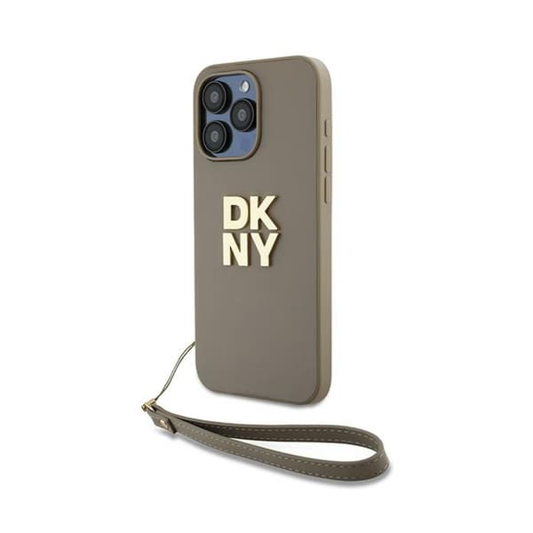 DKNY-ranneke Stock Logo - iPhone 15 Pro Max -kotelo (beige)