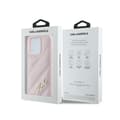 Miniatyrbillede 8 af 8: Karl Lagerfeld Diagonal Quilted Script - iPhone 15 Pro cover (lyserød)