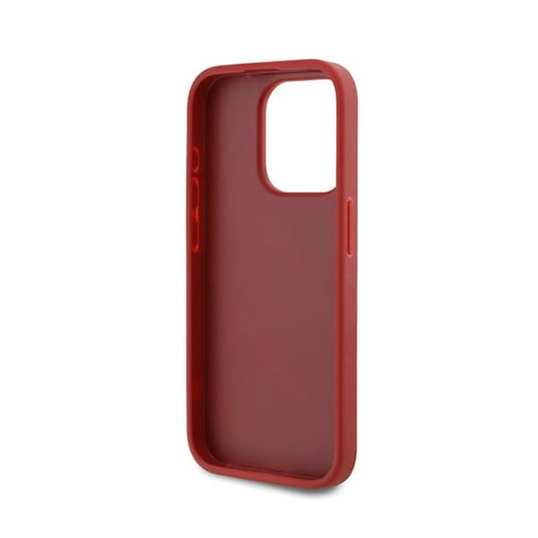 Karl Lagerfeld Diagonal Quilted Script - iPhone 15 Pro Max cover (rød)