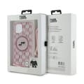 Miniatyrbillede 7 af 7: Karl Lagerfeld IML Crossbody Monogram Karl & Choupette Head MagSafe - iPhone 15 / 14 / 13 Cover (Pink)