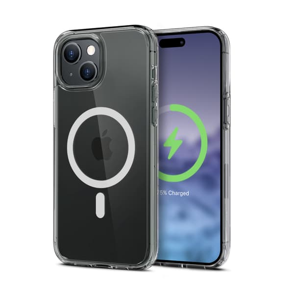 Crong Clear MAG Cover - iPhone 15 Plus MagSafe -kotelo (kirkas)