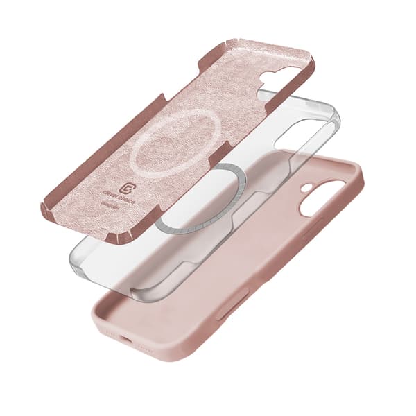 Crong Color Cover Magnetic - iPhone 16 MagSafe -kotelo (hiekanpunainen)
