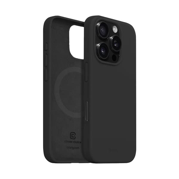 Crong Color Cover Magnetic - iPhone 16 Pro MagSafe -kotelo (musta)