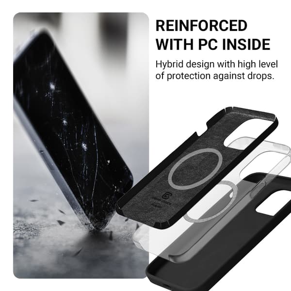 Crong Color Cover Magnetisk - iPhone 16 Pro MagSafe-cover (Titanium)