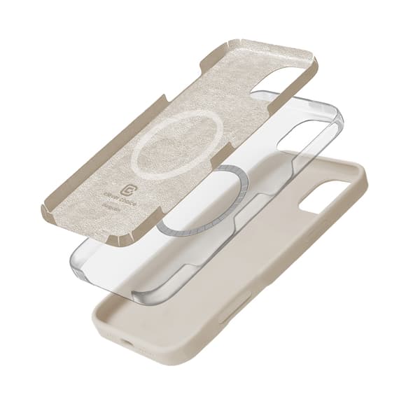 Crong Color Cover Magnetisk - iPhone 16 Pro Max MagSafe-cover (stenbeige)