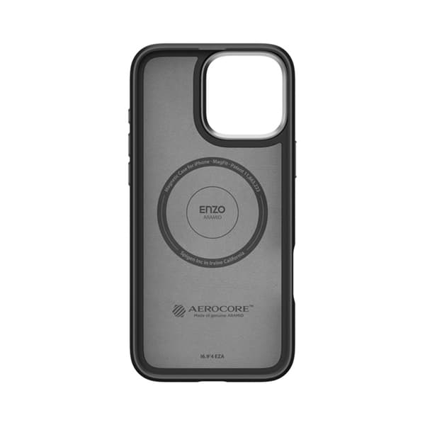 Spigen Enzo Aramid Mag MagSafe - iPhone 16 Pro -suojakuori (musta / hopea)