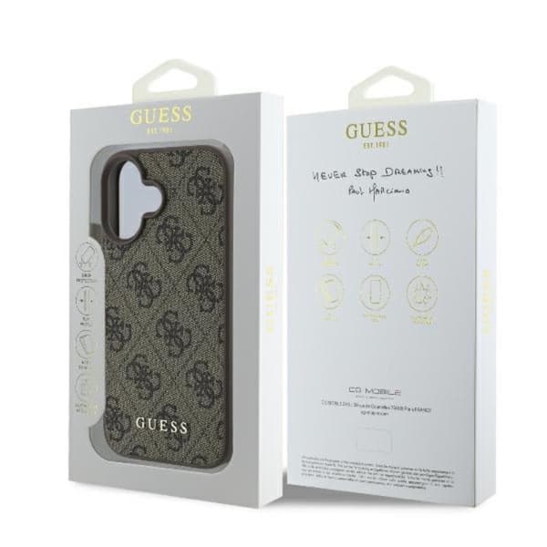 Guess 4G Classic - iPhone 16 Plus cover (brun)