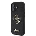 Miniatyrbild 3 av 5: Guess Fixed Glitter Big 4G - iPhone 16-skal (svart)