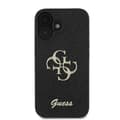 Miniatyrbild 4 av 5: Guess Fixed Glitter Big 4G - iPhone 16-skal (svart)