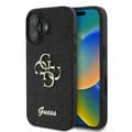 Miniatyrbild 1 av 5: Guess Fixed Glitter Big 4G - iPhone 16-skal (svart)