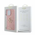 Miniatyrbillede 4 af 4: Guess Fixed Glitter Big 4G - iPhone 16 Pro Max cover (lyserød)