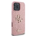 Miniatyrbillede 2 af 4: Guess Fixed Glitter Big 4G - iPhone 16 Pro Max cover (lyserød)