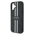 Pikkukuva 6 / 8: Guess 4G Printed Stripes MagSafe - iPhone 16 Plus -suojakuori (musta)