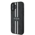 Pikkukuva 2 / 8: Guess 4G Printed Stripes MagSafe - iPhone 16 Plus -suojakuori (musta)