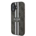 Pikkukuva 2 / 8: Guess 4G Printed Stripes MagSafe - iPhone 16 Plus -suojakuori (ruskea)