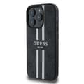 Miniatyrbillede 3 af 6: Guess 4G Printed Stripes MagSafe - iPhone 16 Pro Max cover (sort)