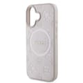 Miniatyrbillede 6 af 8: Guess Saffiano Peony Classic Logo MagSafe - iPhone 16 Plus cover (lyserød)