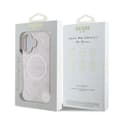 Miniatyrbillede 8 af 8: Guess Saffiano Peony Classic Logo MagSafe - iPhone 16 Plus cover (lyserød)