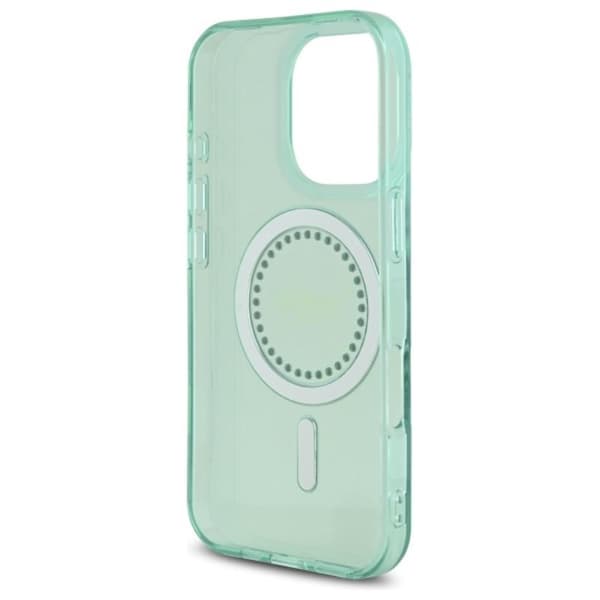 Guess IML Rhinestones MagSafe - iPhone 16 Pro Max cover (grøn)