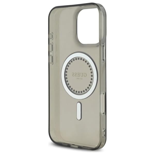 Guess IML Rhinestones MagSafe - iPhone 16 Pro Max cover (sort)